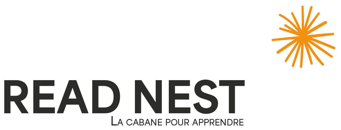logo de Read Nest, la cabanne d'apprentissage, la cabane pour apprendre.